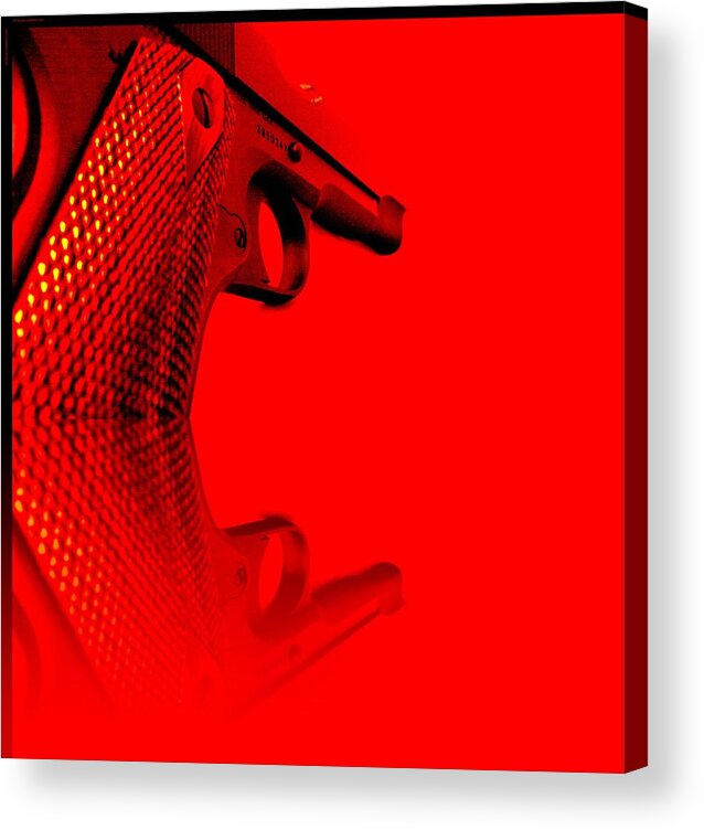 Colt Acrylic Print featuring the digital art From Hell? by Jorge Estrada