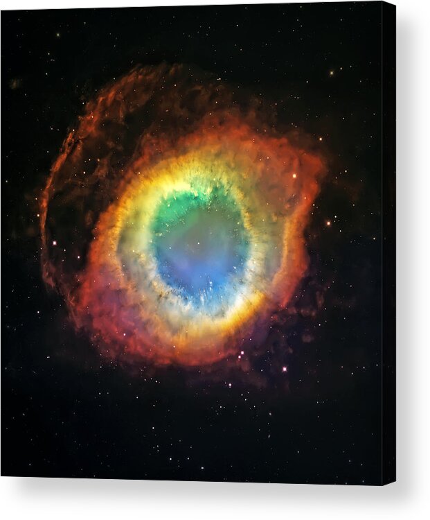 Universe Acrylic Print featuring the photograph Helix Nebula 2 by Jennifer Rondinelli Reilly - Fine Art Photography