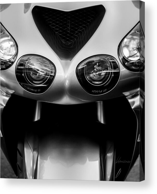 Motorcycles Acrylic Print featuring the photograph Kawasaki Ninja - ZX -14 by Steven Milner