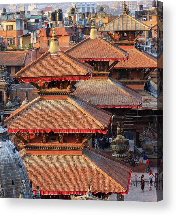 Tranquility Acrylic Print featuring the photograph Patan Durbar Square, Patan, Nepal by Feng Wei Photography