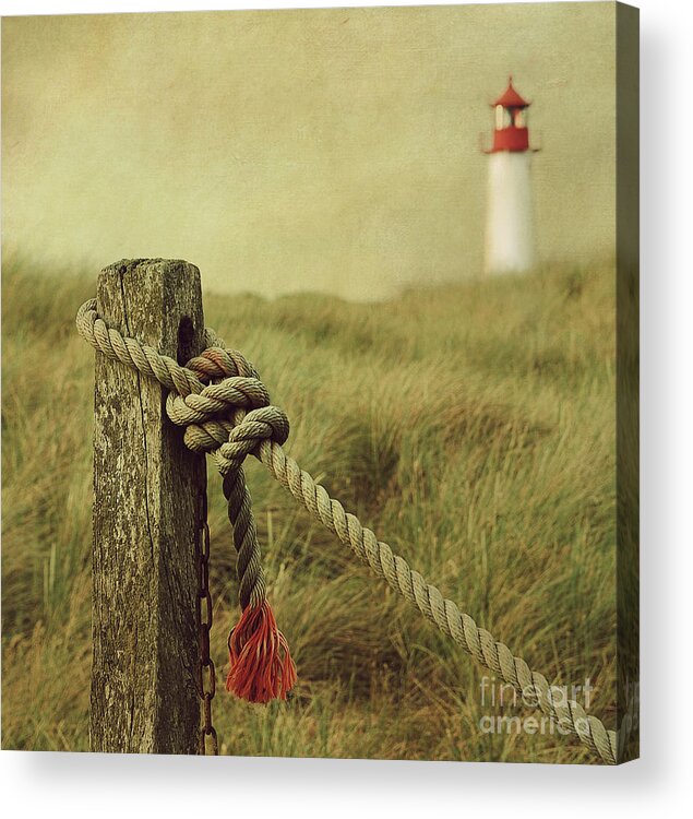 Lighthouse Acrylic Print featuring the photograph To The Lighthouse by Hannes Cmarits