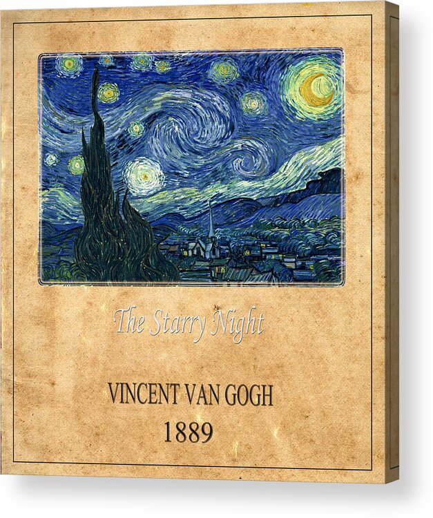 Van Gogh Acrylic Print featuring the photograph Vincent Van Gogh 6 by Andrew Fare