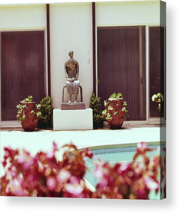 Film Acrylic Print featuring the photograph Weisman's Patio by Horst P. Horst