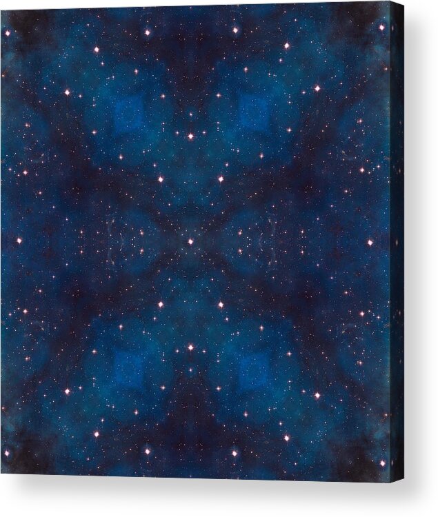 Star Acrylic Print featuring the photograph When The Stars Collide by Renee Trenholm