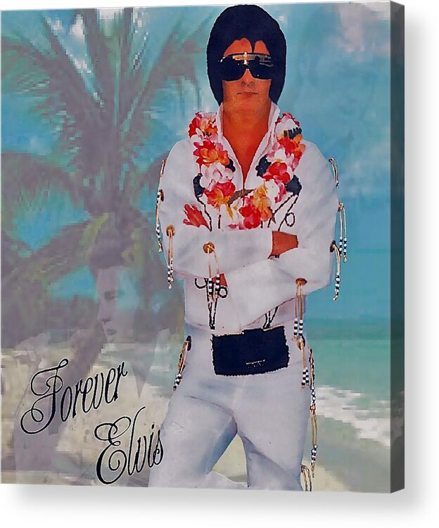 Elvis Acrylic Print featuring the photograph Blast From The Past by Randy Rosenberger