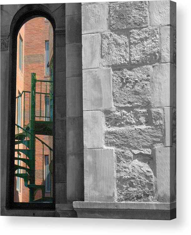 Stone Acrylic Print featuring the photograph Outside Looking In by Bruce Carpenter