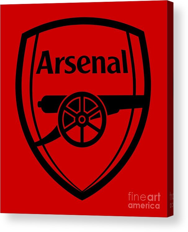 Arsenal Acrylic Print featuring the digital art Arsenal #2 by Sidik Wahid