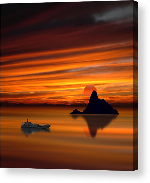 Boat Acrylic Print featuring the photograph 3971 by Peter Holme III