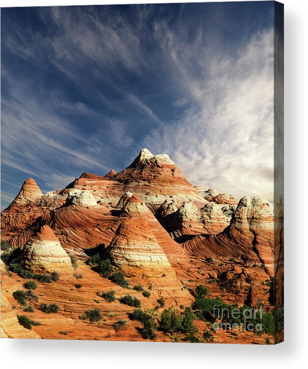 Beauty Acrylic Print featuring the photograph Arizona North Coyote Buttes by Bob Christopher