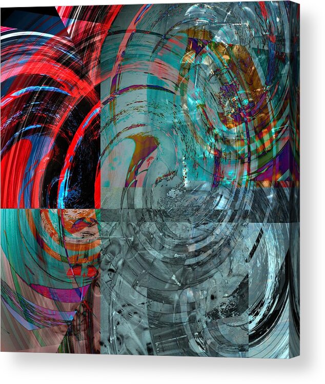 Abstract Acrylic Print featuring the photograph Creative Recycle by Andy Rhodes