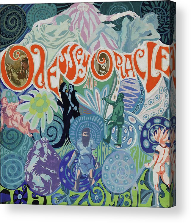 The Zombies Acrylic Print featuring the digital art Odessey and Oracle - Album Cover Artwork by The Zombies Official