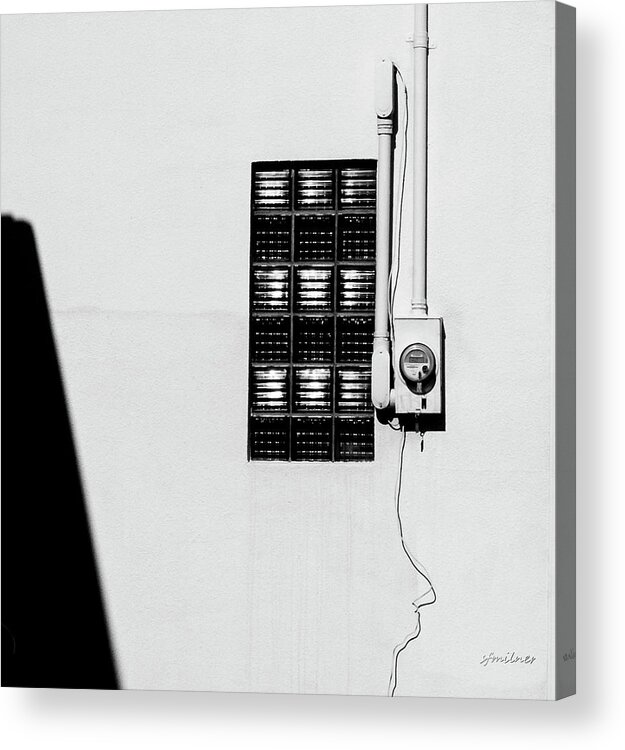 Urban Acrylic Print featuring the photograph Power Point by Steven Milner