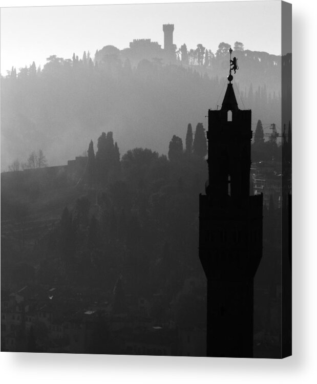 Nature Acrylic Print featuring the photograph Romantic Haze - 2 of 2 by Alan Todd