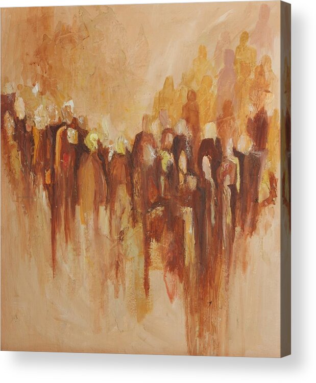 Art Acrylic Print featuring the painting Unborn Souls by Becky Deed