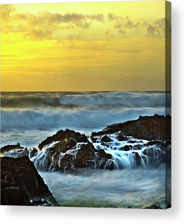 Tranquility Acrylic Print featuring the photograph Bean Hollow 3 by © Jimscott