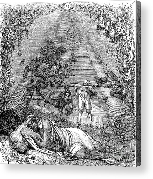 1800s Acrylic Print featuring the photograph Jacob's Ladder by Collection Abecasis/science Photo Library