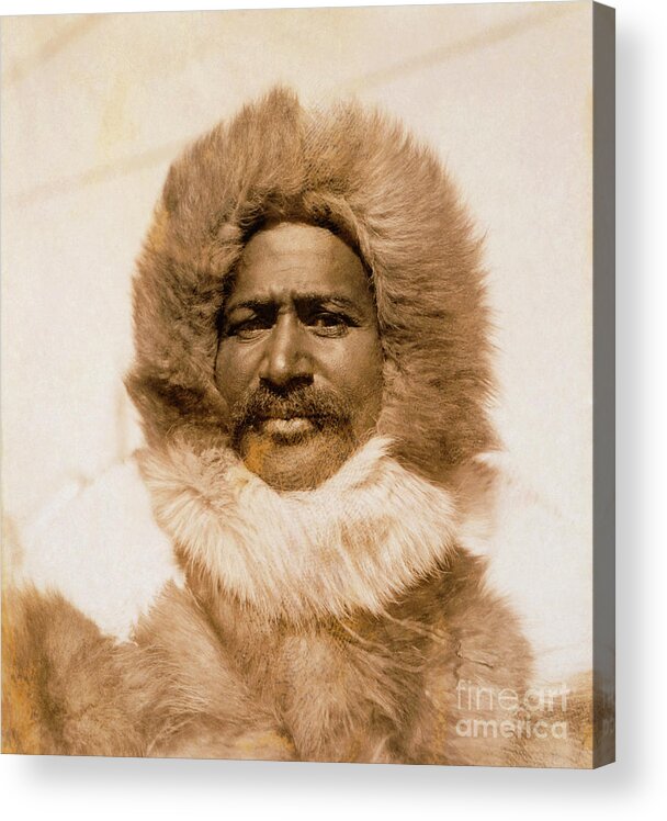 Portraits Acrylic Print featuring the photograph Matthew Henson by Library Of Congress/science Photo Library