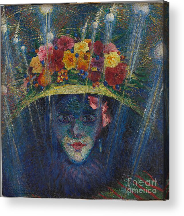 Oil Painting Acrylic Print featuring the drawing Modern Idol 1911 by Heritage Images