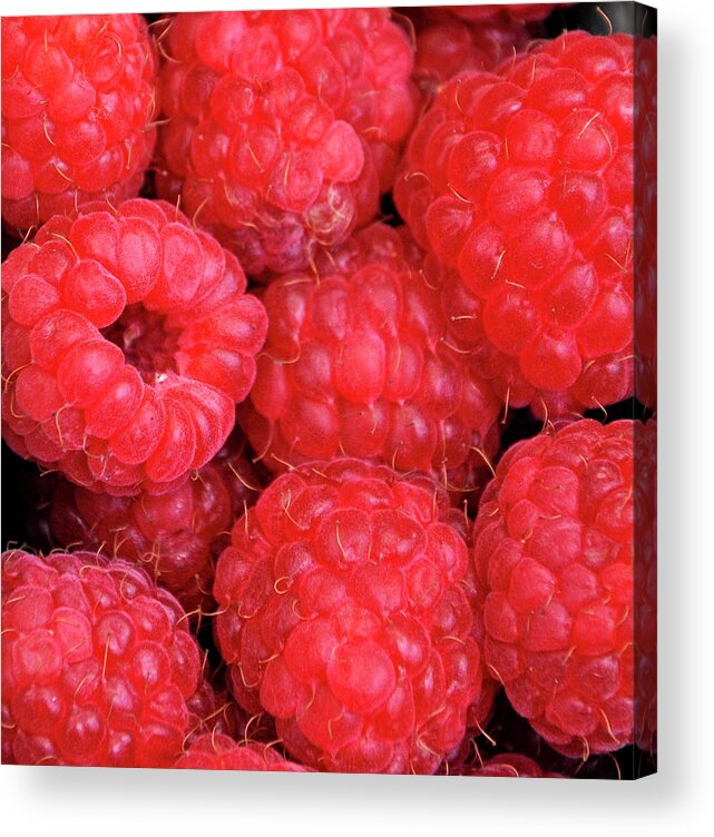 Netherlands Acrylic Print featuring the photograph Raspberries by Alicia Clerencia