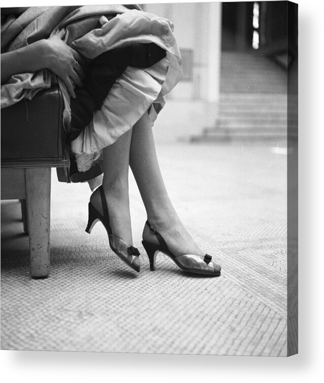 1950-1959 Acrylic Print featuring the photograph Sling Backs by Chaloner Woods