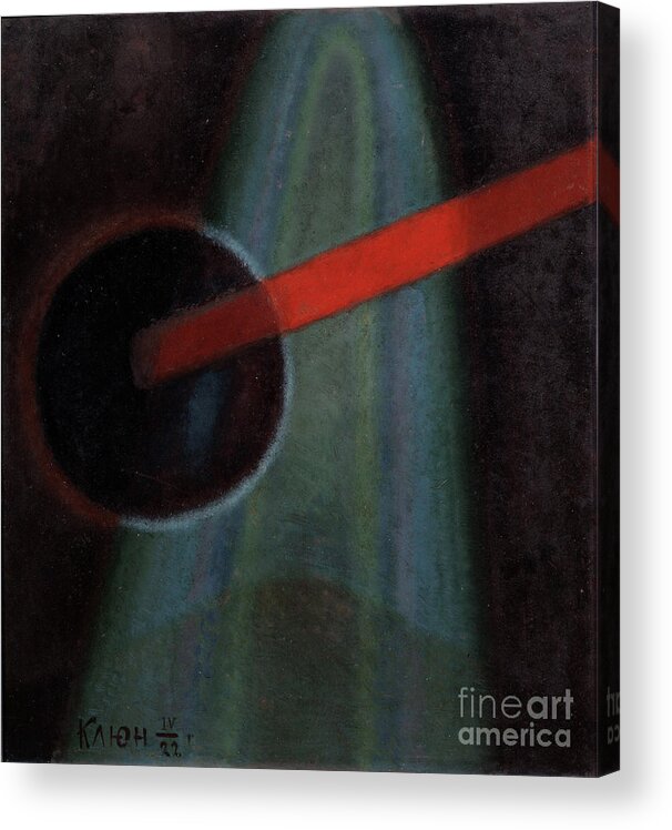 Oil Painting Acrylic Print featuring the drawing Spherical Composition, 1922. Artist by Heritage Images