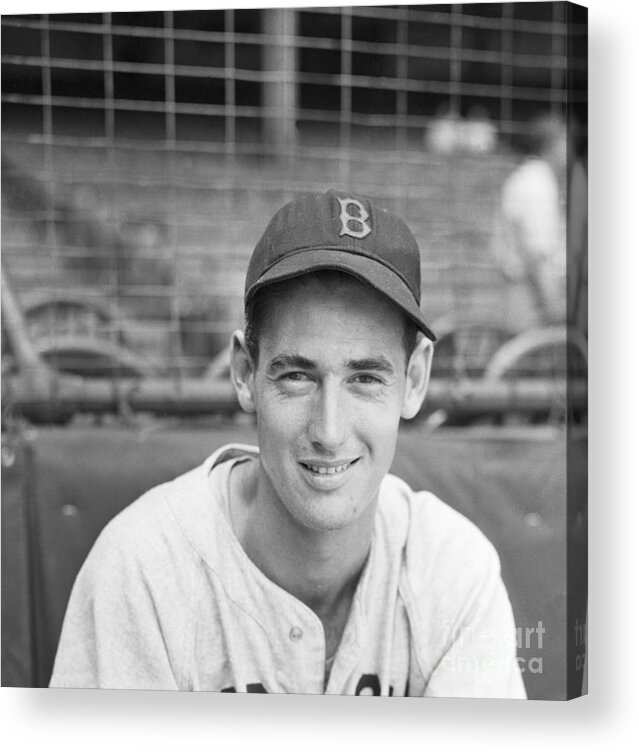Young Men Acrylic Print featuring the photograph Ted Williams Of The Boston Red Sox by Bettmann