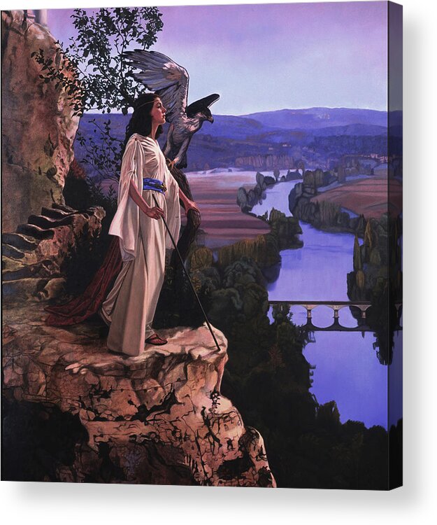 Classical Art Acrylic Print featuring the painting Visionary by Patrick Whelan
