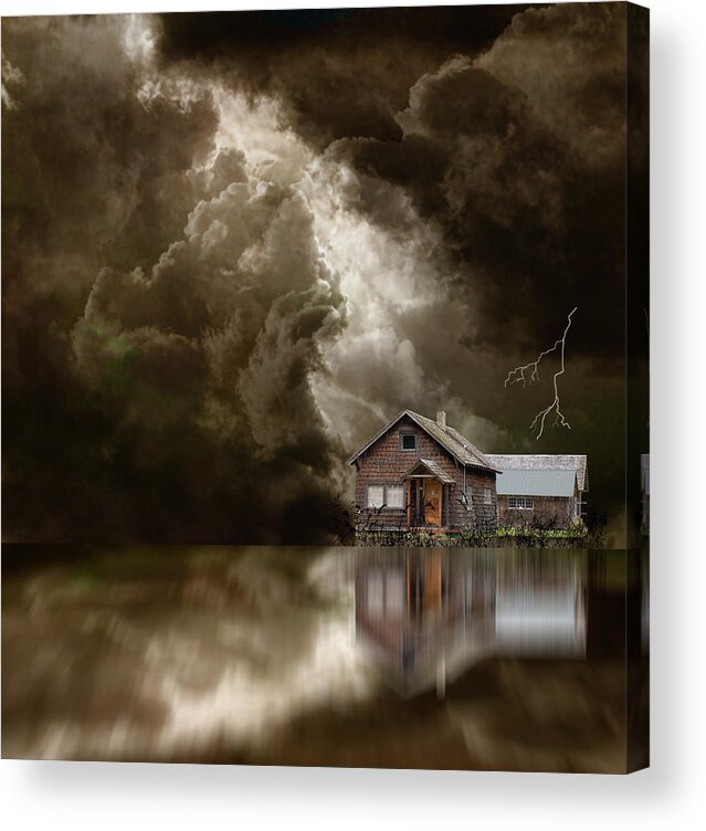 Storm Acrylic Print featuring the photograph 5214 by Peter Holme III