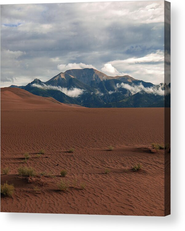 Mountain Acrylic Print featuring the photograph Magic Sand Dune Mountains by Go and Flow Photos