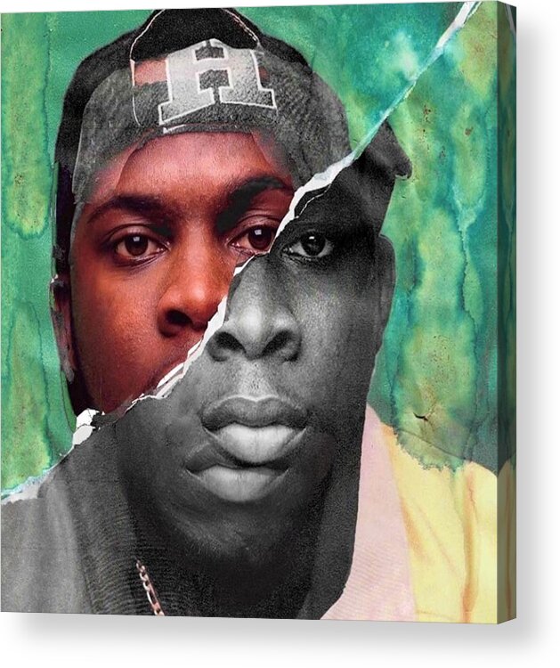 Hiphop Acrylic Print featuring the digital art PhifeDAWG by Corey Wynn