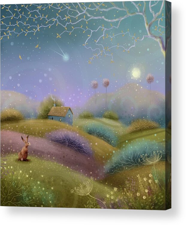 Summer Solstice Acrylic Print featuring the painting Summer Solstice by Joe Gilronan