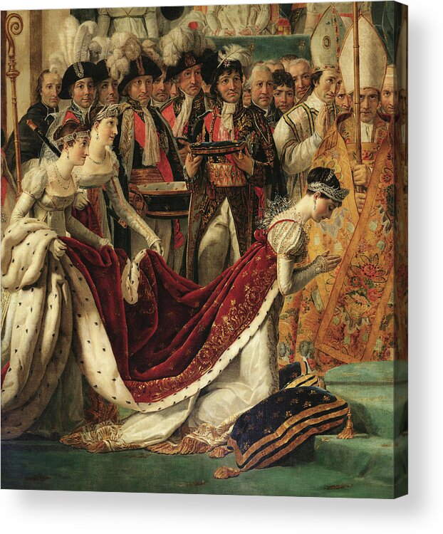 Jacques-louis David Acrylic Print featuring the painting The Coronation of Empress Josephine, 1807 by Jacques-Louis David