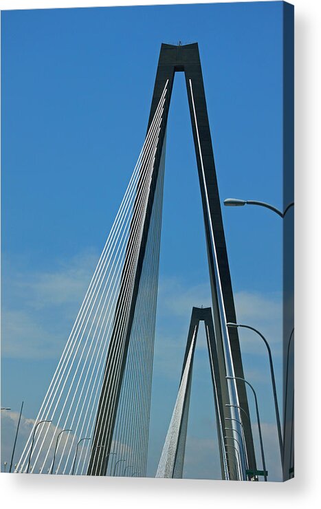 Photograph Acrylic Print featuring the photograph Bridge Abstract #2 by Suzanne Gaff