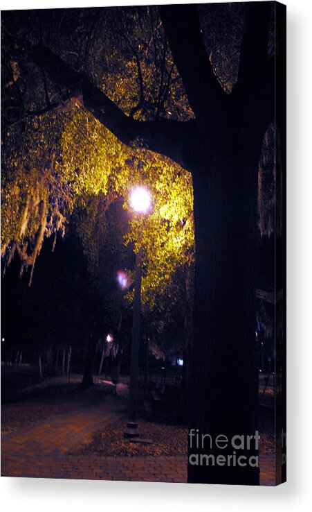 Davenport Acrylic Print featuring the photograph Davenport at Night #2 by George D Gordon III