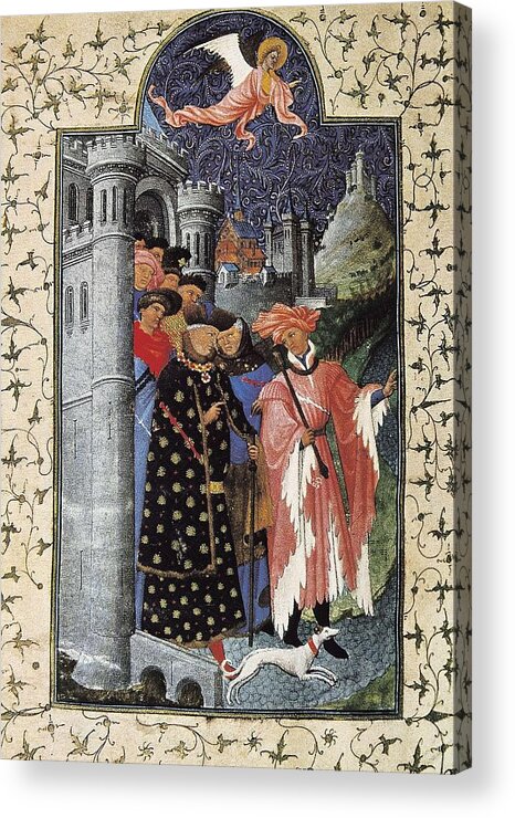 Vertical Acrylic Print featuring the photograph Limbourg, Jean Ca. 1370-1416 Limbourg #1 by Everett