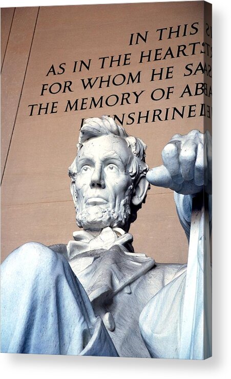 Washington Acrylic Print featuring the photograph Lincoln Memorial by Kenny Glover