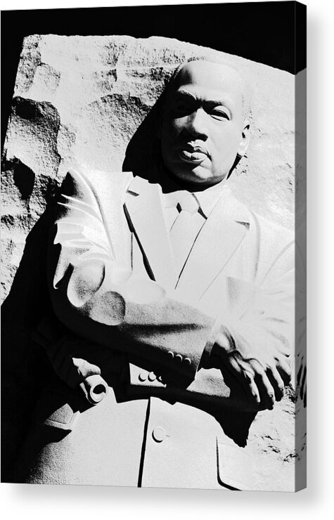 Martin Acrylic Print featuring the photograph Martin Luther King Memorial by Cora Wandel