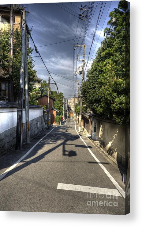 Kyoto Acrylic Print featuring the photograph Morning in Kyoto #1 by David Bearden