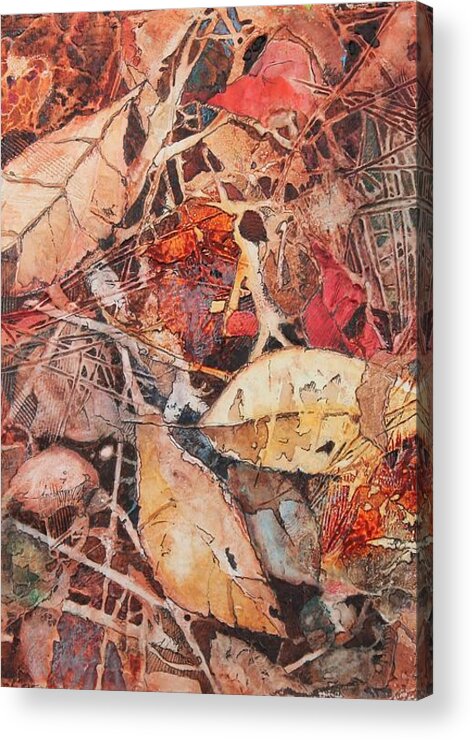Tree Acrylic Print featuring the painting Fallen II by Elizabeth Carr