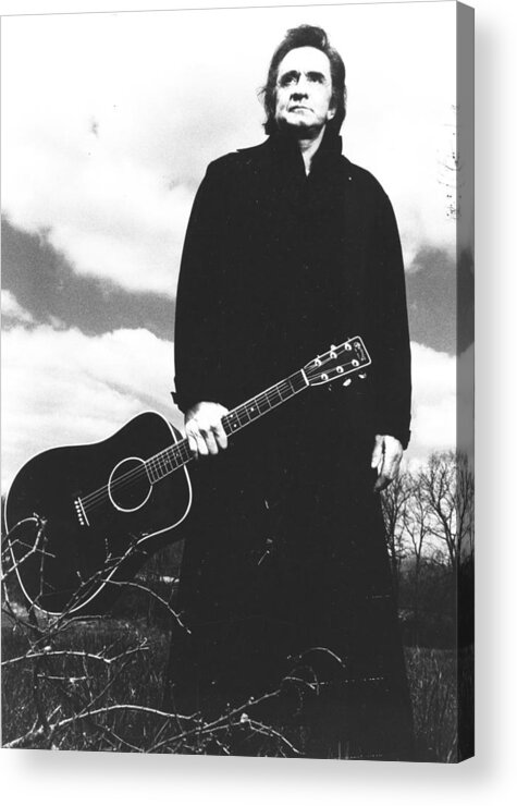 classic Acrylic Print featuring the photograph Johnny Cash by Retro Images Archive