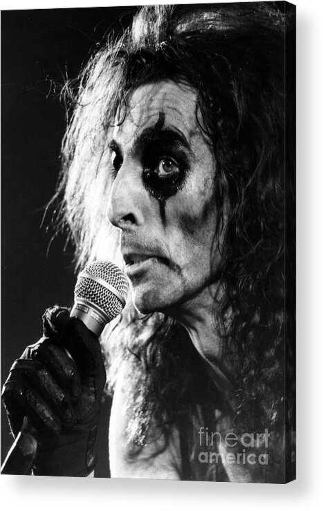 Alice Cooper Acrylic Print featuring the photograph Alice Cooper 1979 #2 by Chris Walter