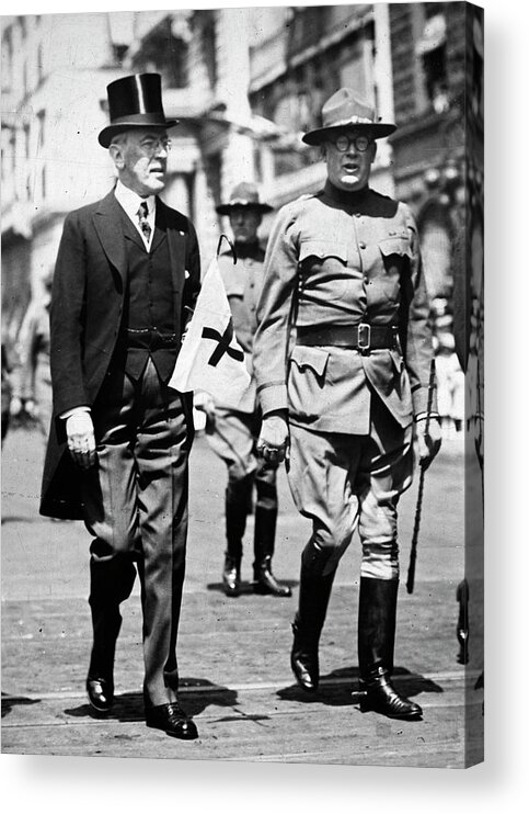 1910 Acrylic Print featuring the photograph Woodrow Wilson (1856-1924) #37 by Granger
