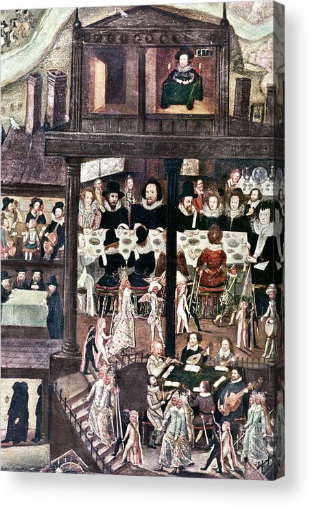 16th Century Acrylic Print featuring the painting Sir Henry Unton (c1557-1596) #6 by Granger