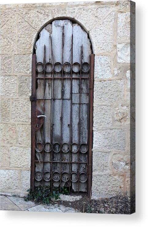 Old Door Acrylic Print featuring the photograph Abandoned dreams by Rita Adams