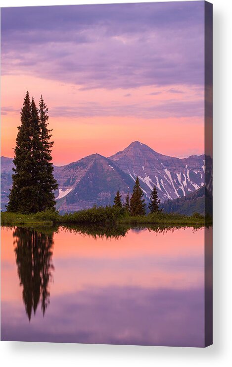Colorado Acrylic Print featuring the photograph Alpine Sunrise by Darren White