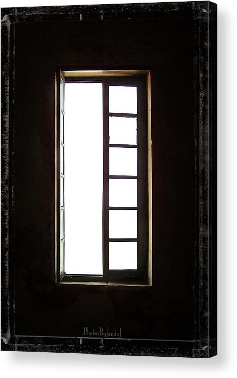 Window Acrylic Print featuring the photograph An Open Window by Jamie Johnson