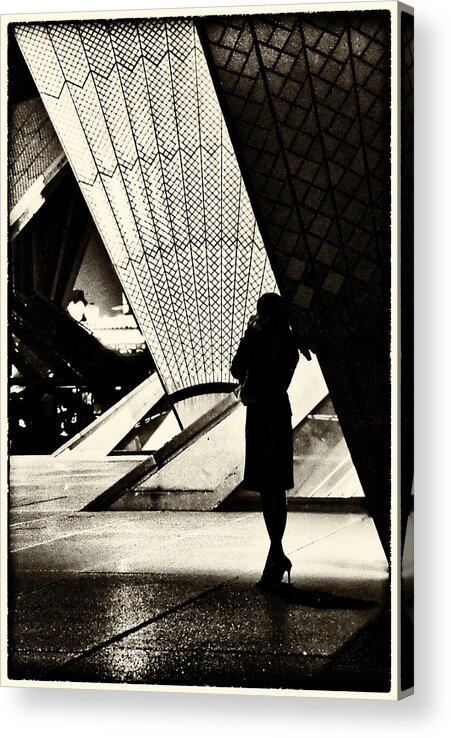 Woman Acrylic Print featuring the photograph Anticipation by Andrei SKY