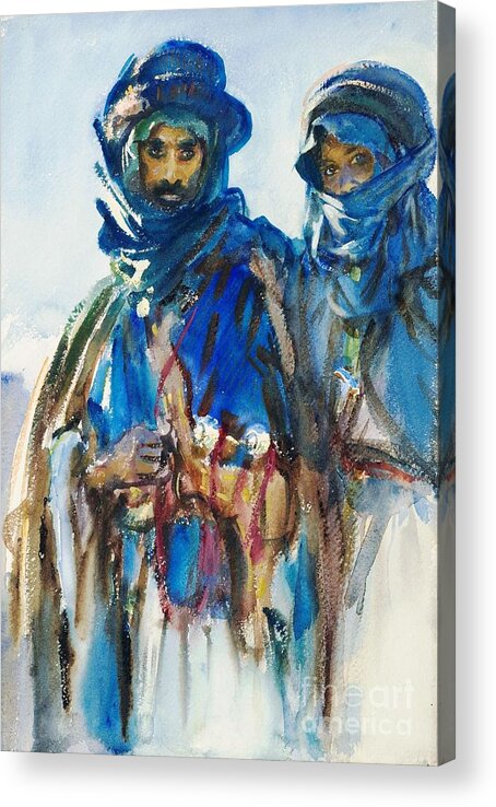 U.s.pd Acrylic Print featuring the painting Bedouins by Thea Recuerdo