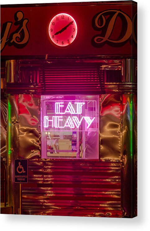 Diner Acrylic Print featuring the photograph Betsy's Diner by Jennifer Kano