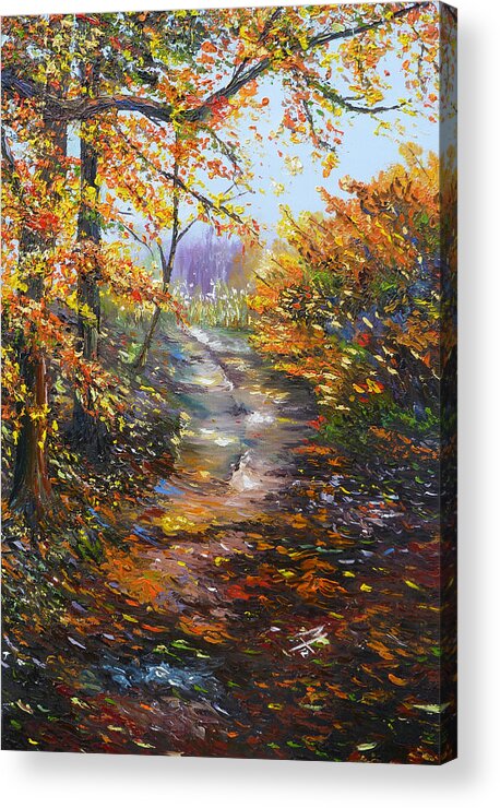 Landscape Acrylic Print featuring the painting Beyond Measure by Meaghan Troup